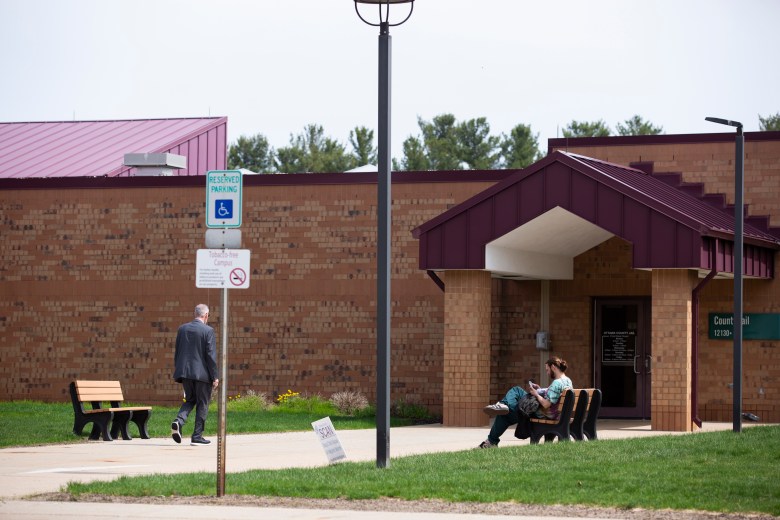 An outside view of Ottawa County Jail in Michigan.