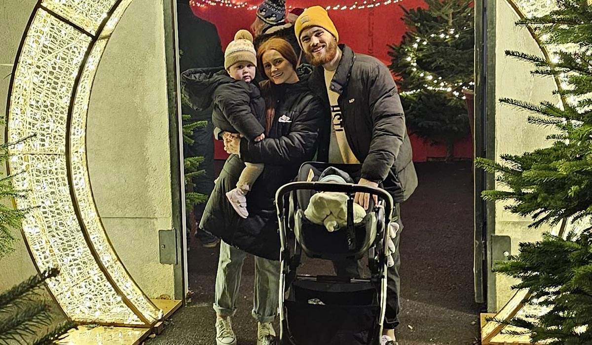 Leah O'Halleron with her family. Pic: Provided