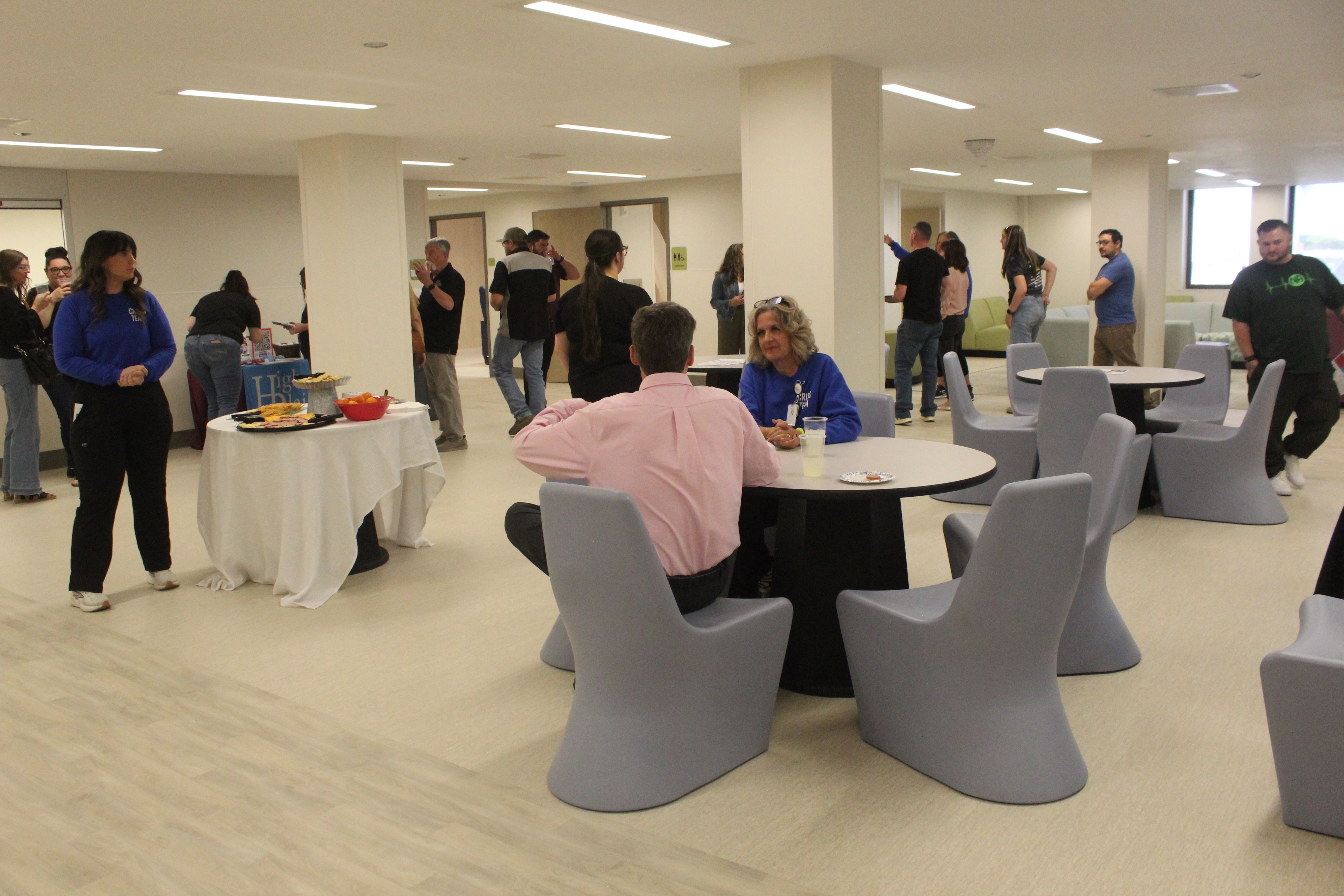 Crisis Intervention Center dinning area. The center will care for people suffering acute mental health crises. It has capacity for 16 patients. Photo by Cristina Janney/Hays Post