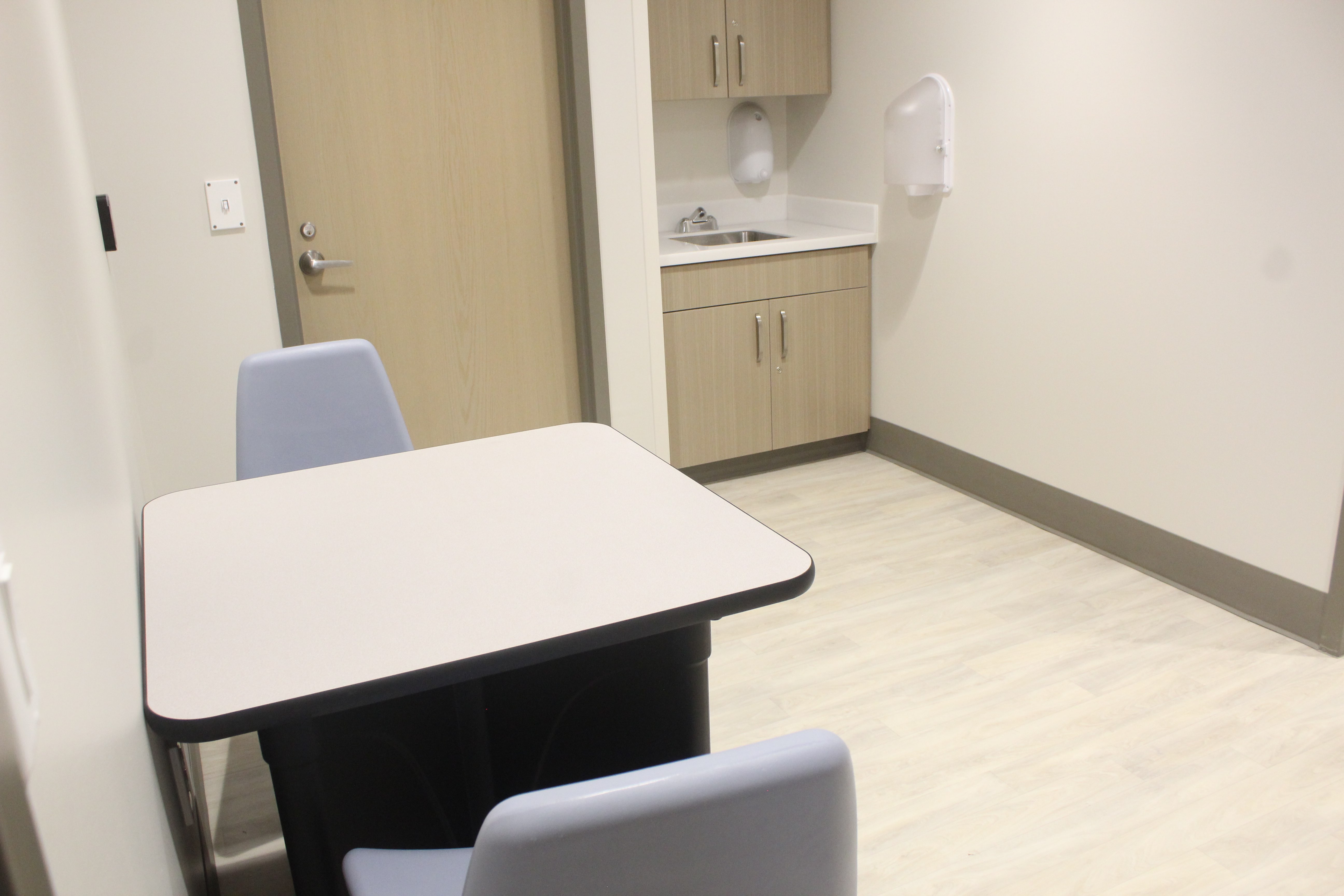 Crisis Intervention Center intake room. Photo by Cristina Janney/Hays Post