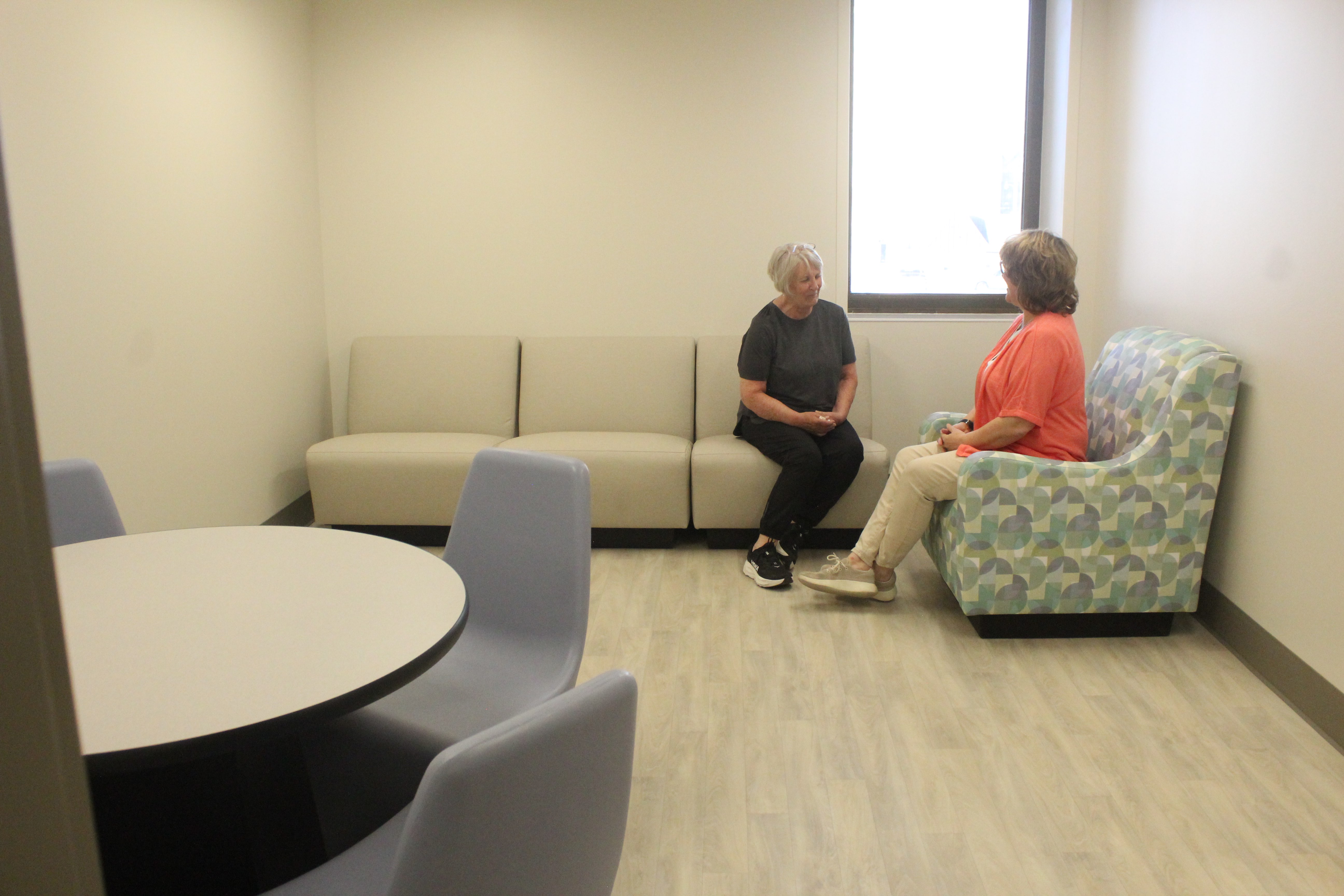 Crisis Intervention Center family room. Family members or friends can visit patients in this room. The center was open Thursday evening for an open house for the public. Photo by Cristina Janney/Hays Post