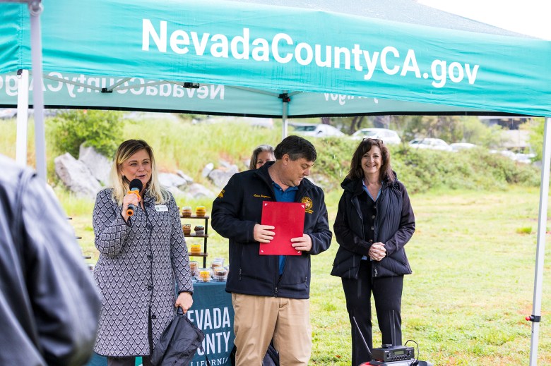 Yolanda Cookson from Senator Megan Dahle’s Office, Dana Jorgensen from Assemblymember Heather Hadwick’s Office and Chair Lisa Swarthout