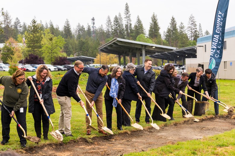 Left to right: Sheriff Shannan Moon, County Executive Officer Alison Lehman, Health and Human Agency Director Ryan Gruver, District 5 Supervisor Hardy Bullock, District 1 Supervisor Heidi Hall, District 4 Supervisor and Vice-Chair Sue Hoek, Mark Faucette from Advocates for Human Potential, District 3 Supervisor and Chair Lisa Swarthout, Health and Human Agency Chief Fiscal Administrative Officer Ariel Lovett, Crestwood President Derek Dobbins, Acting Behavioral Health Director Cari Yardley, former Behavioral Health Director Phebe Bell.