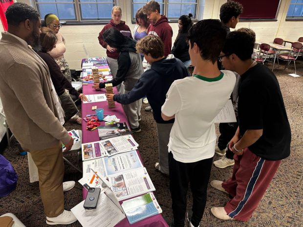Students from West Chester's Henderson High School learned about the variety of career paths in mental health during a Mental Health Career Exploration Day, led by Health Care Connect, an initiative of the Chester County Economic Development Council and the Chester County Workforce Development Board. (Photo provided by CCEDC)
