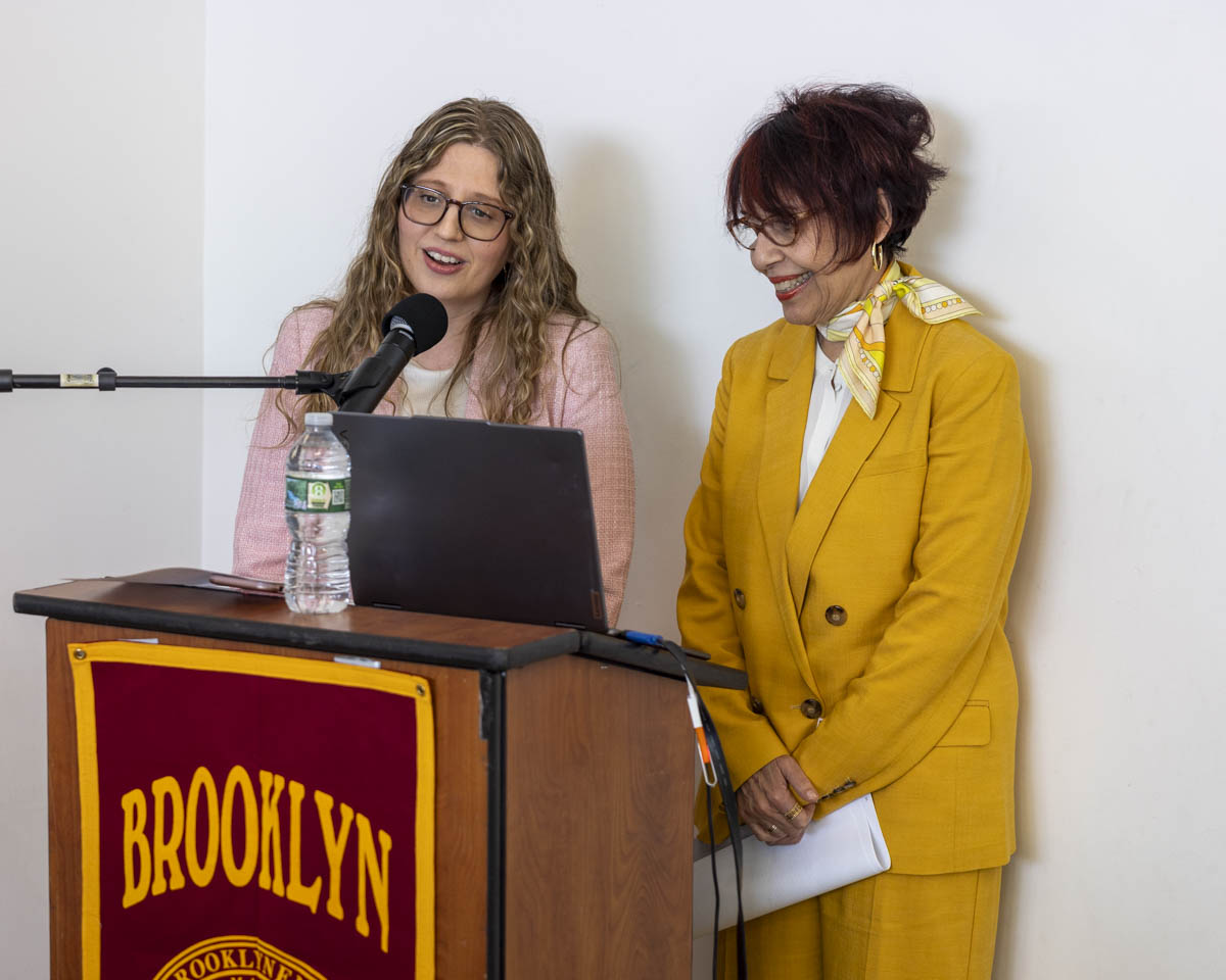 (Left to right) Paola Amaya-Rodriguez, LCSW, PMH-C, of Chances for Children, and Silvia Juarez-Marazzo, LCSW-R, NCPsyA, also of Chances for Children and an adjunct instructor at Brooklyn College, co-presented on a panel focused on supporting Latina mothers.