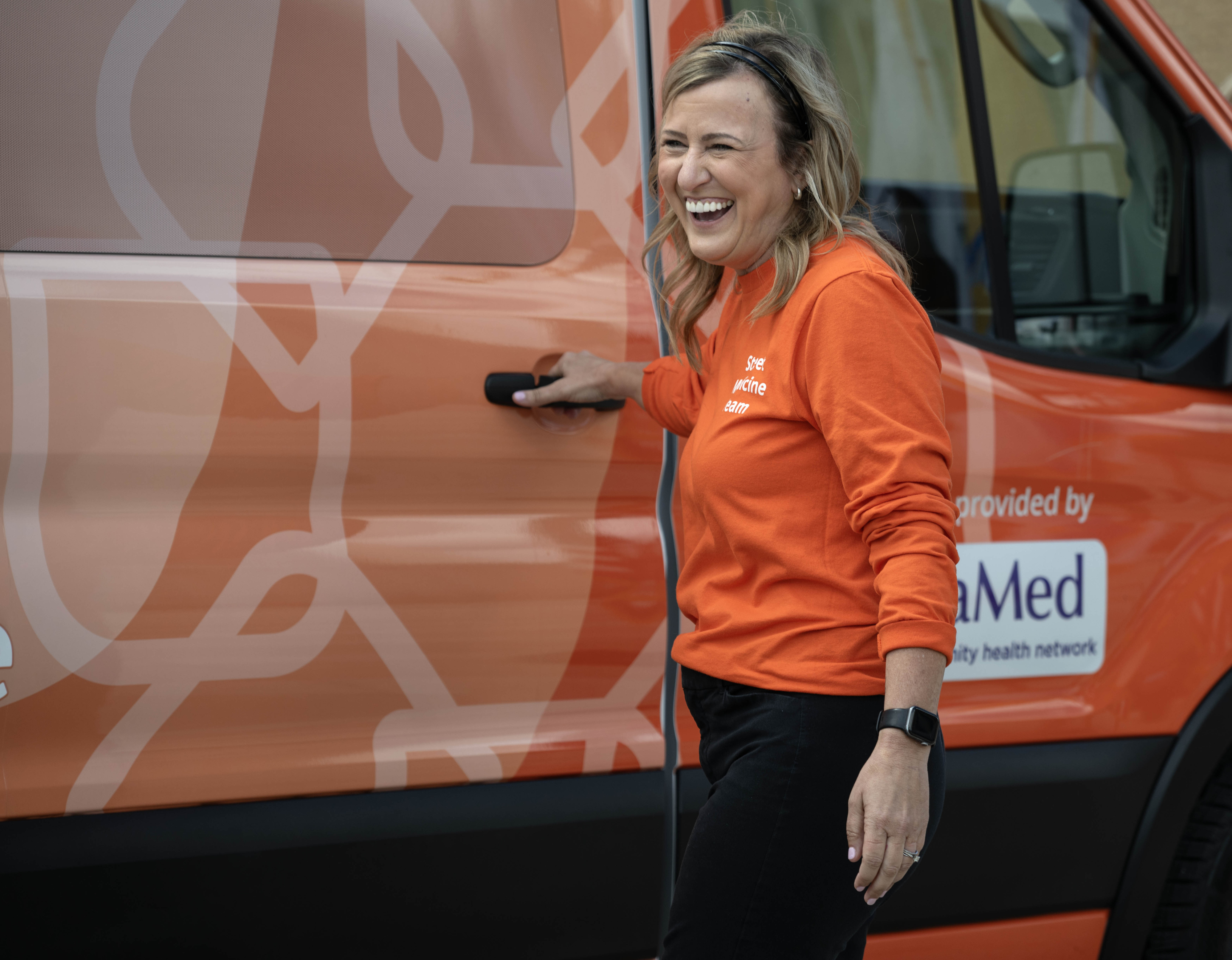 Nurse practitioner McKenzie Hinshaw is part of Santa Ana’s Street...