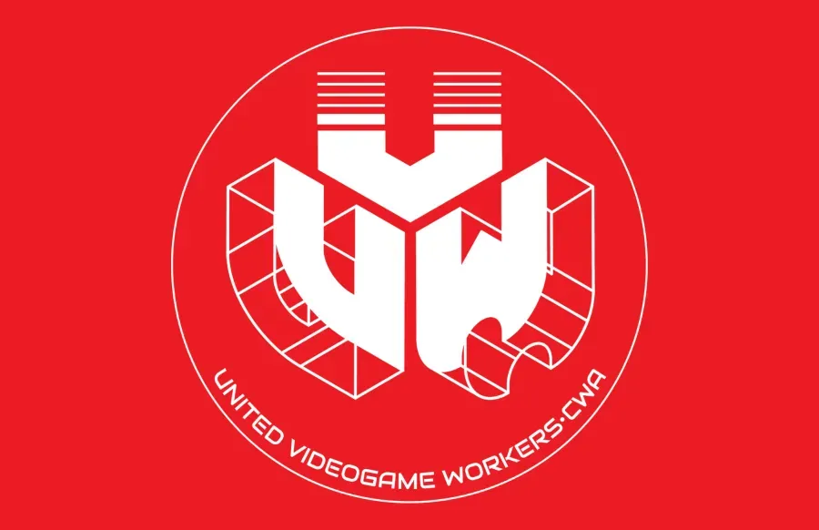 The UVW logo in white and red.