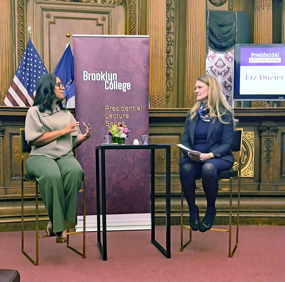 CEO and Founder of Chicago Beyond, Liz Dozier and Brooklyn College President, Michelle J. Anderson elaborate on the challenges women face with Maternal Mental Health.