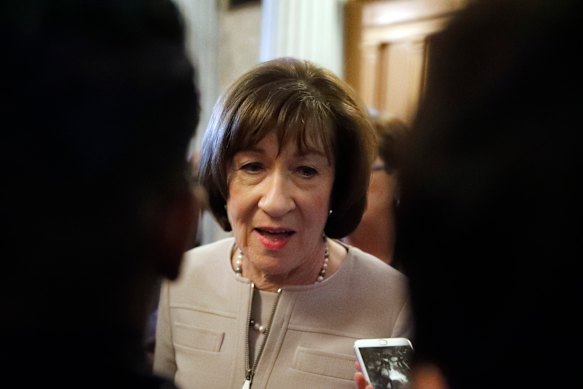 Republican senator Susan Collins of Maine.