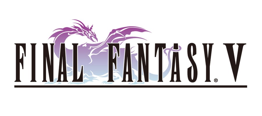 The Final Fantasy 5 logo, featuring a stylized dragon.
