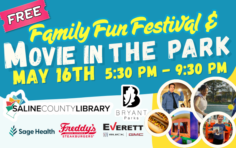 National Library Week! April 19th-25th. Saline County Library.