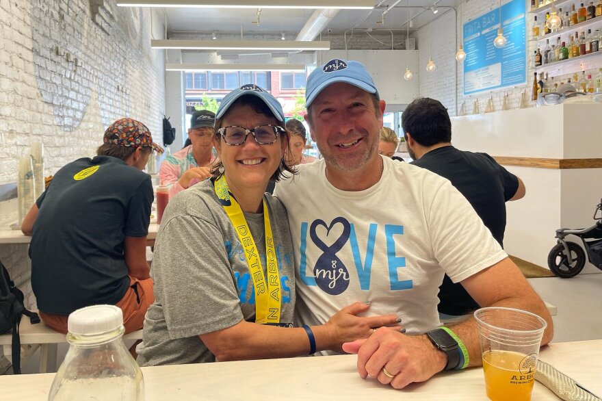 Kristen and Jeffrey Roberts, founders of the Miles Jeffrey Roberts Foundation.