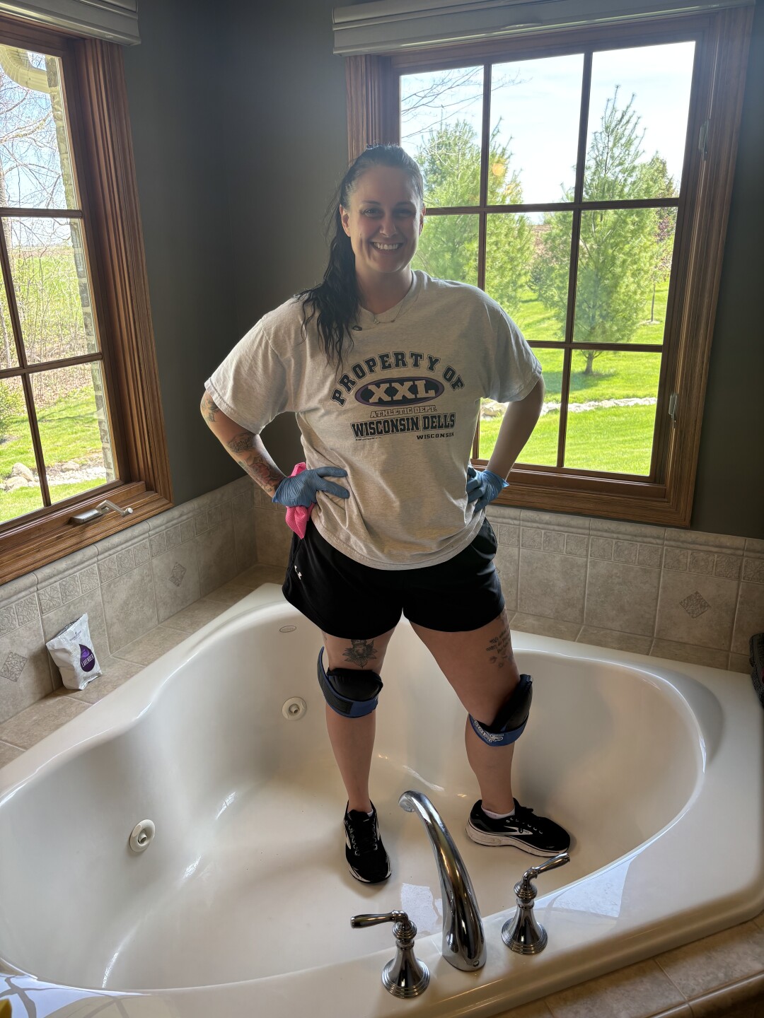 Kristina Papenthien runs A Mothers Touch Cleaning Company in Washington County
