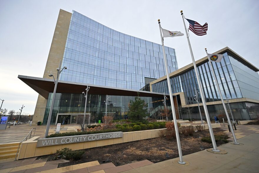 The Will County Courthouse on Thursday, Jan. 8, 2026, in Joliet, Illinois.