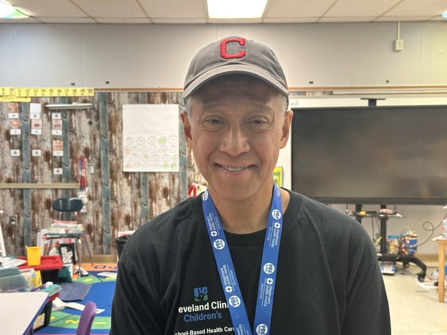 Dr. Gerard Banez is a pediatric psychiatrist at Cleveland Clinic. He started the community health fair with Bolton Elementary to bring the neighborhood together and to address its mental and physical health needs.
