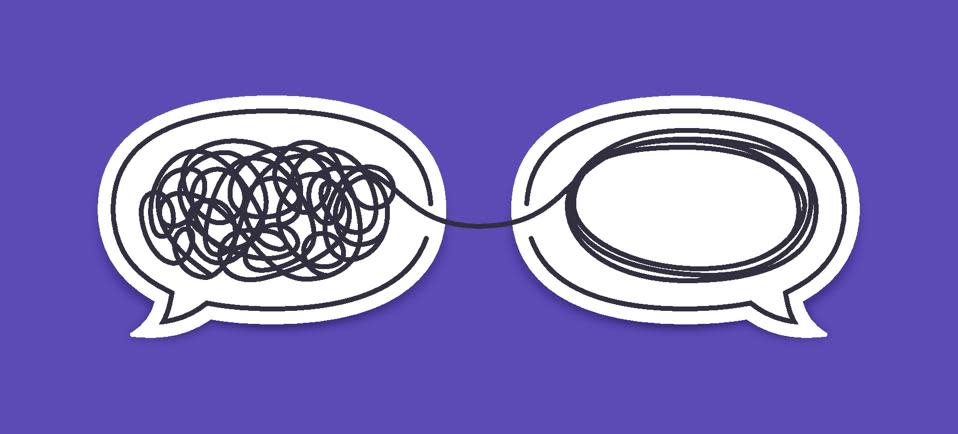 Organizing Thoughts Meditation Mindfulness Idea Communication Speech Bubbles
