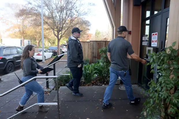 A inRESPONSE Mental Health Support Team responds to a call in Santa Rosa Wednesday, Dec. 18, 2024. (Beth Schlanker / The Press Democrat file)