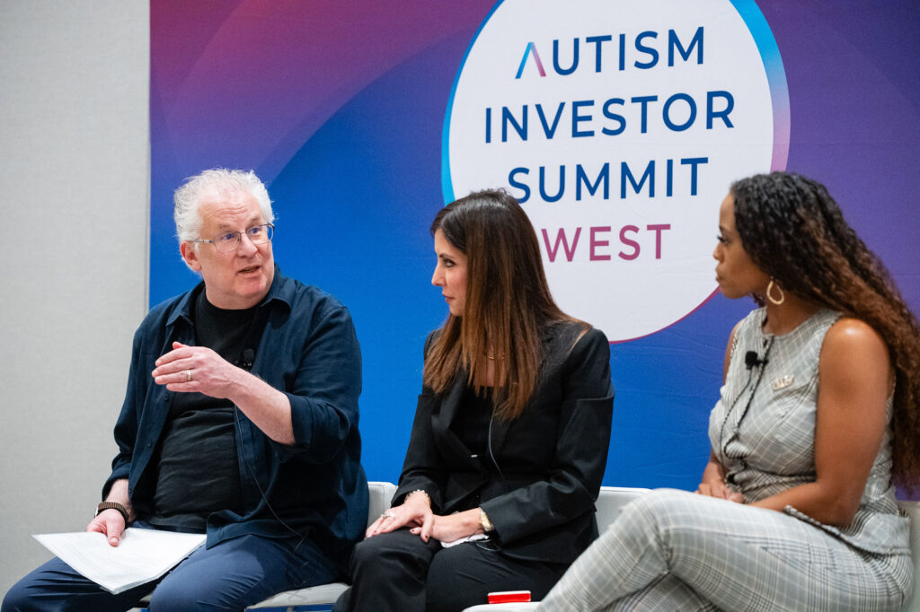 Autism Investor Summit West autism therapy workforce panel Steven Merhan focused photo