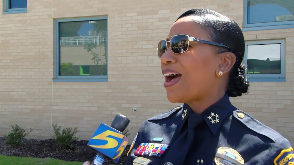 Memphis Police Chief CJ Davis attended the ribbon-cutting ceremony for Alliance Healthcare...