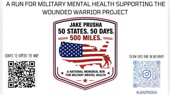 Prusha Rally around the effort on Saturday at 10 a.m. at Pascack Valley High School’s track and field, where Prusha will represent New Jersey in the nationwide effort, joined by Hillsdale volunteer EMT Isabella Zimmerman and Hillsdale Police Sgt. Dave Sayers.