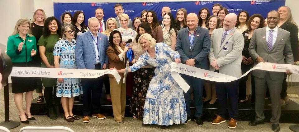 Salt Lake County community leaders, hospital officials, behavioral health experts, and patients joined together today for a ribbon-cutting ceremony to formally unveil the new Behavioral Health Center at Intermountain Alta View Hospital in Sandy, followed by a community open house.