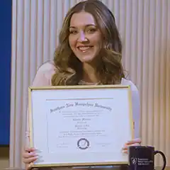 Christie Marsich '25, psychology graduate from SNHU.