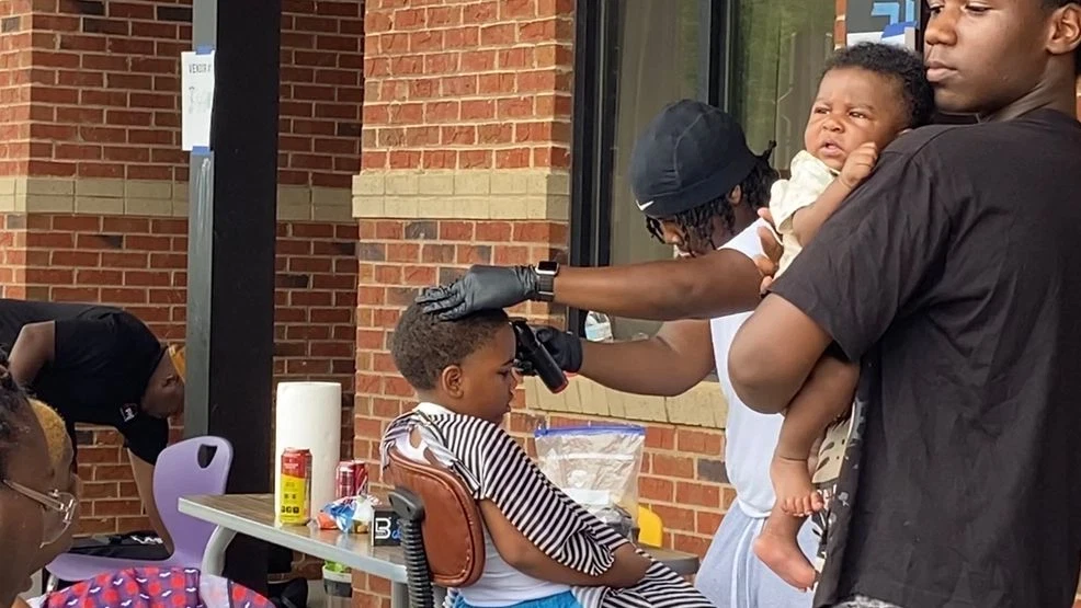 Macon teacher, advocate hosts 'Khaza's Heart' community event in honor of late son at John R. Lewis Elementary on May 23, 2026 (Leah Kincaid, WGXA)