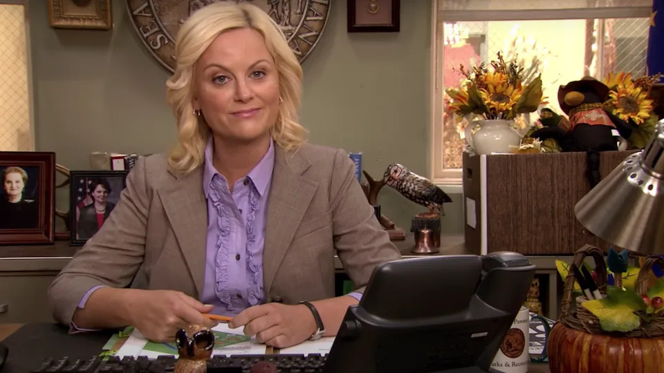  Amy Poehler in Parks and Rec screenshot. 