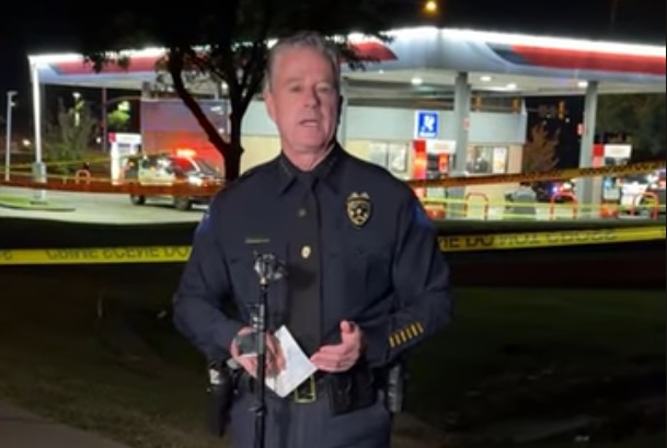 Aurora police Chief Todd Chamberlain updates the media on Sept. 18, 2025, about a fatal police shooting that happened earlier that night near South Havana Street and East Alameda Avenue in Aurora. (Screenshot of Aurora Police Department livestream)