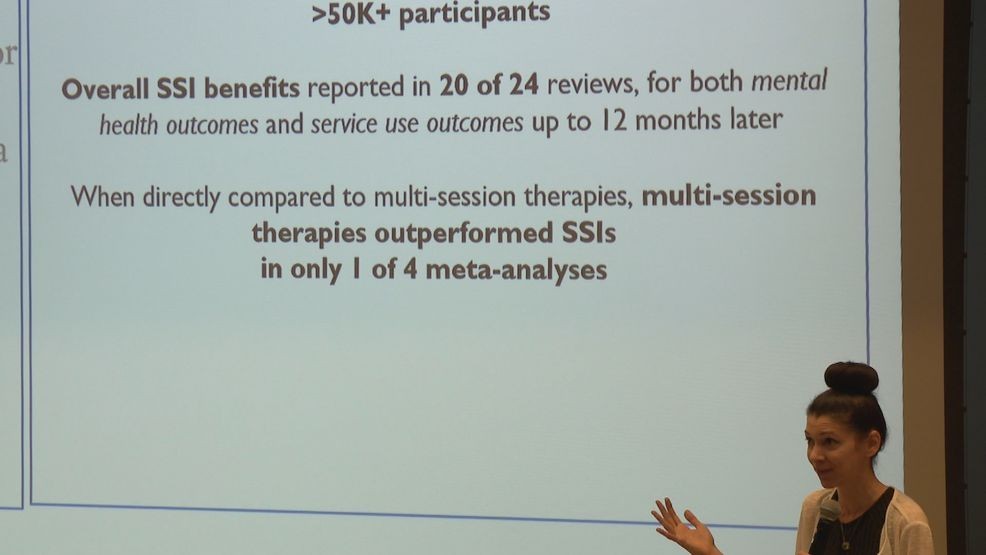{p}A crisis in youth mental health. That's what experts are describing at Tuesday's Youth Mental Health Summit in South Bend. (WSBT Photo){/p}