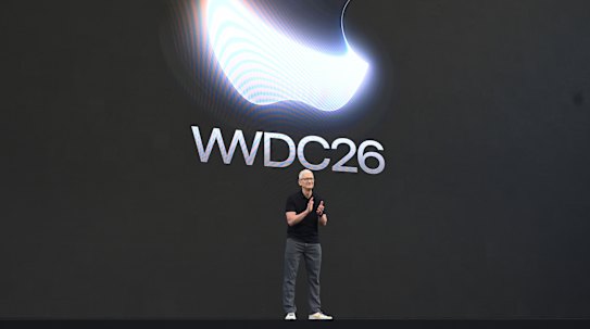 Apple chief executive Tim Cook at the annual World Wide Developers Conference.
