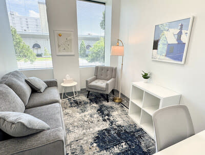 Designed with comfort, care, and connection in mind. From spacious, relaxing waiting areas to our bright, cheerful meeting rooms, every detail of Blackbird's new Bala Cynwyd clinic was crafted to help families feel right at home.