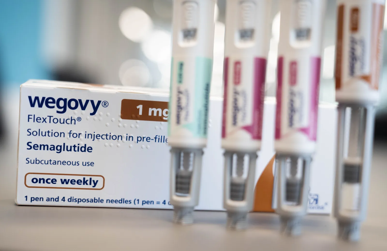 File photo: an image of semaglutide (GLP-1) weight-loss drug Wegovy from March 2026.