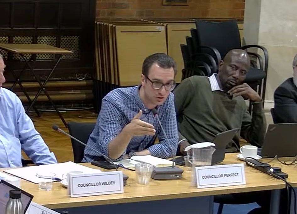 Cllr George Perfect (Con) said he was tired of the committee and others who ought to know about decisions finding out last minute