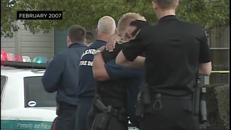 Glendale Police Officer Anthony Holly was shot and killed during a traffic stop in 2007. Holly...
