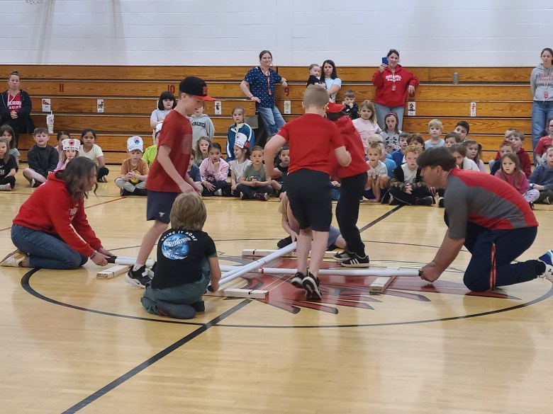 Mixed grade group of learners have been working to develop skills such as collaboration, communication, setting and accomplishing goals, and perseverance. 