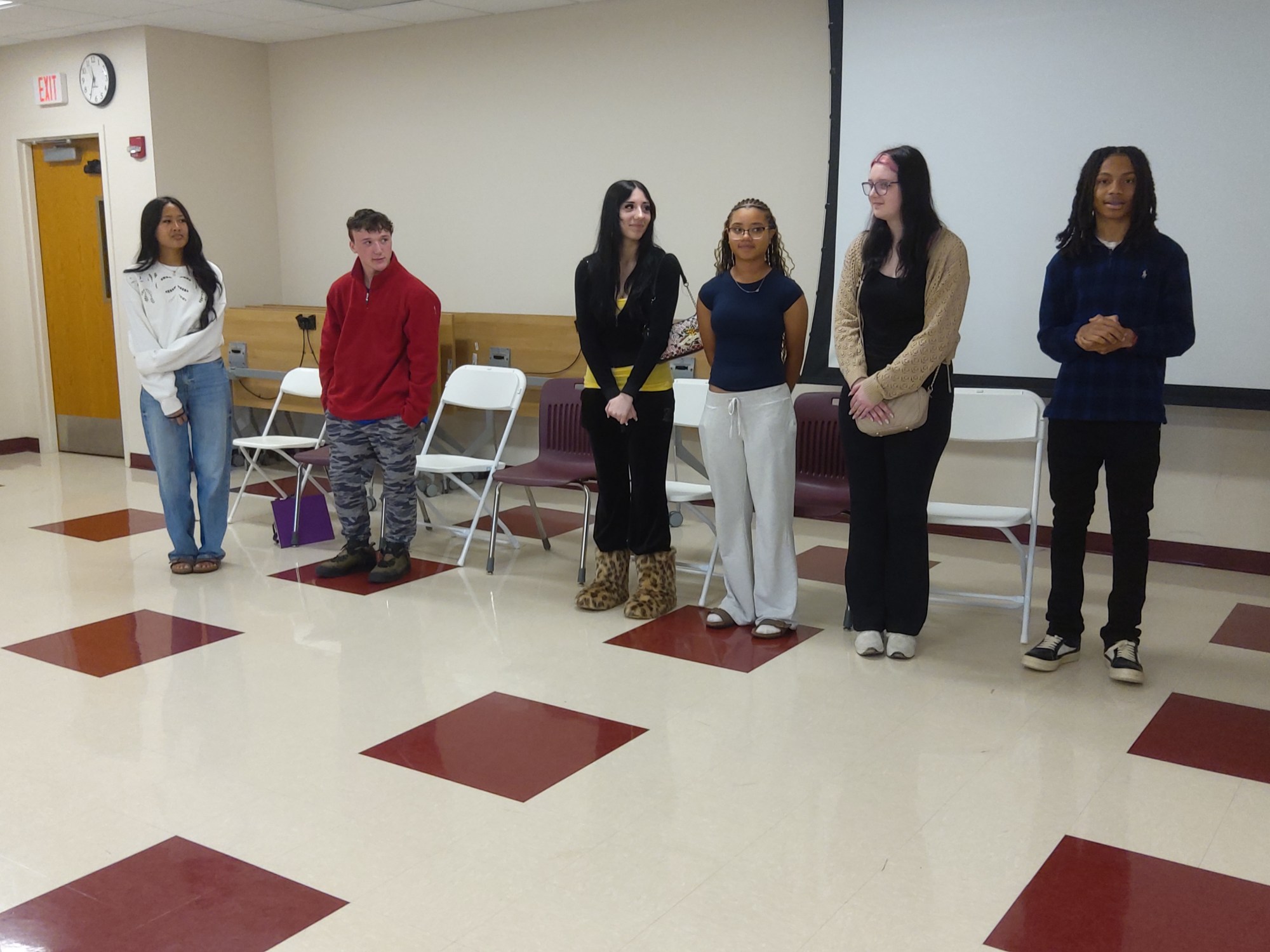 Local high school students were featured in a video to promote teen mental health first aid training. (Melissa Schuman - MediaNews Group)