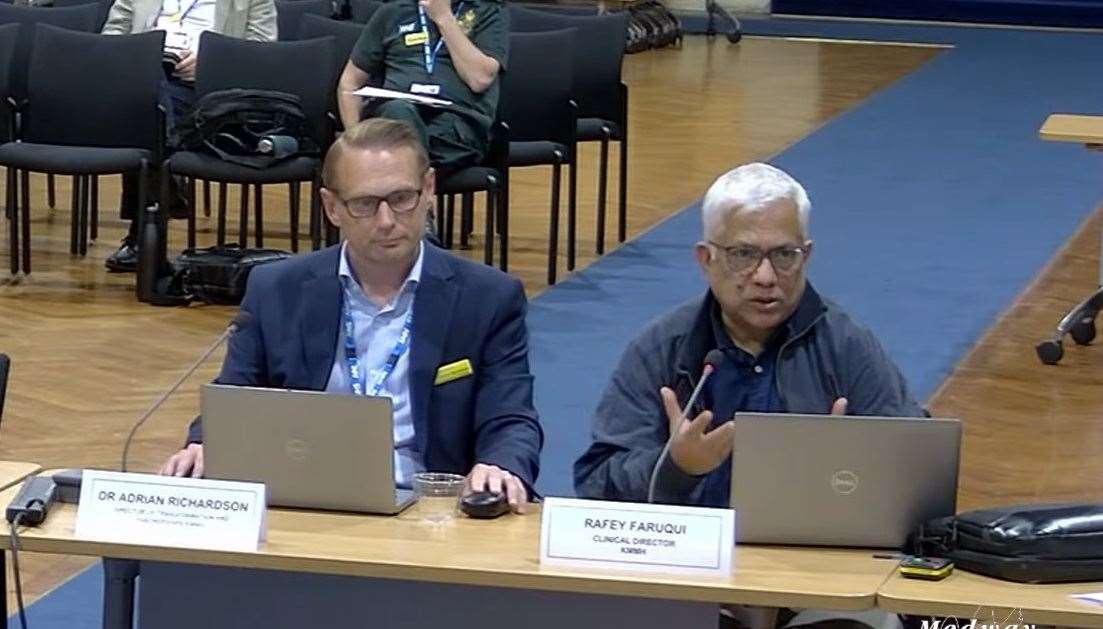 Dr Adrian Richardson director of transformation and partnerships for Kent and Medway Mental Health (KMMH) and Rafey Faruqui, clinical director for KMMH, said the new model would improve the quality of services