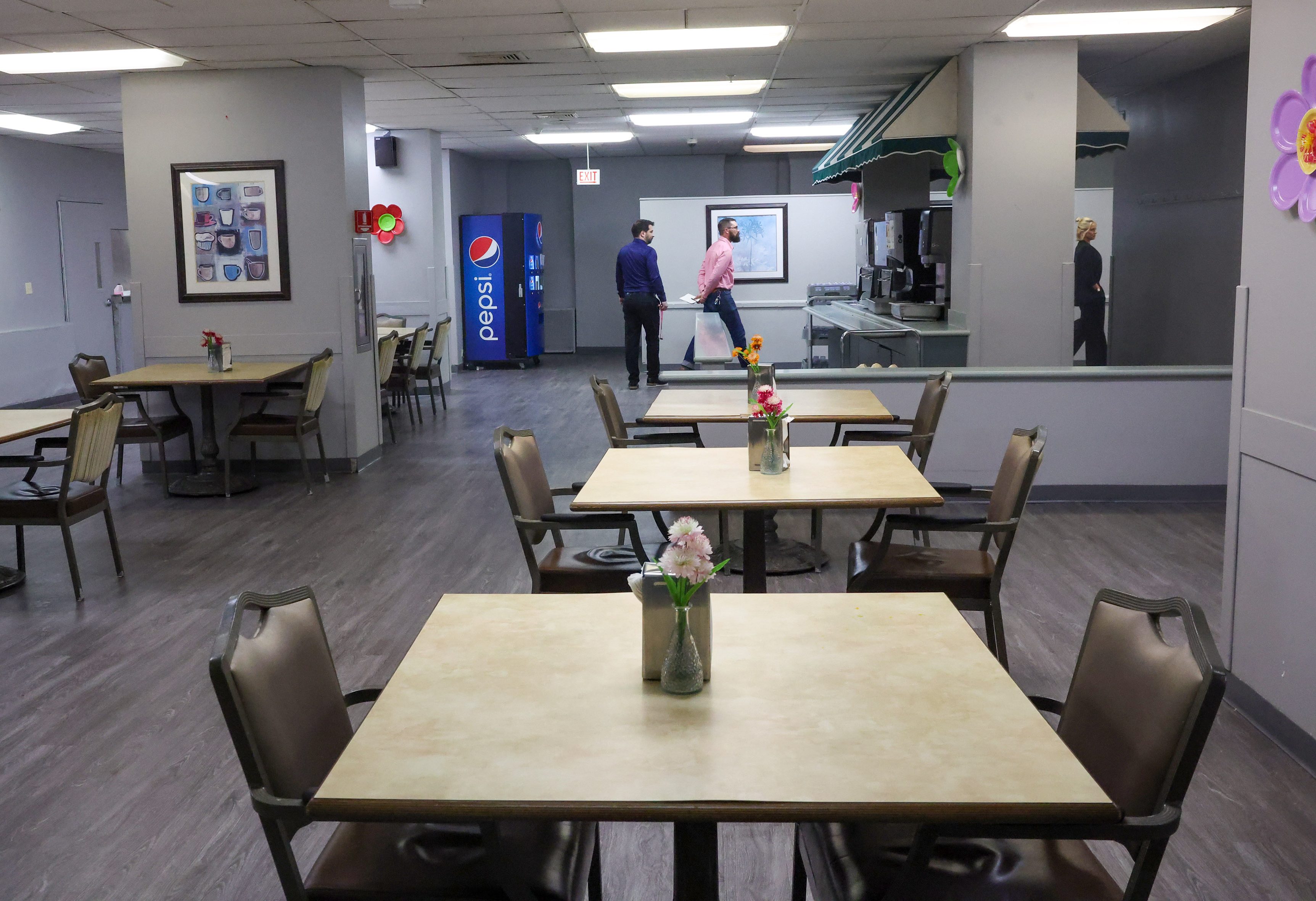 The cafeteria at Albany Care on June 5, 2026, in...